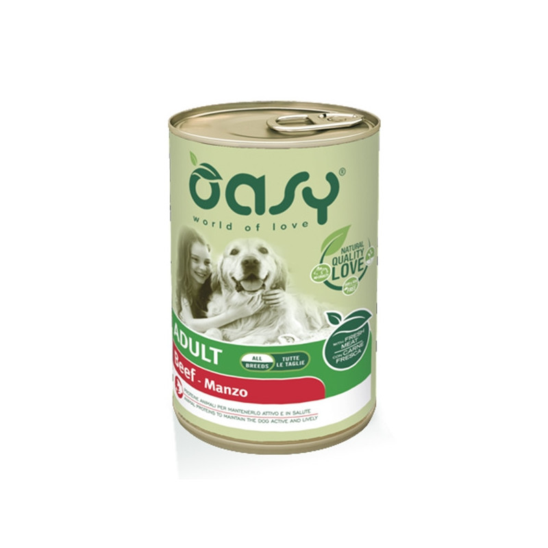 OASY Patè Adult con Manzo 400 gr.