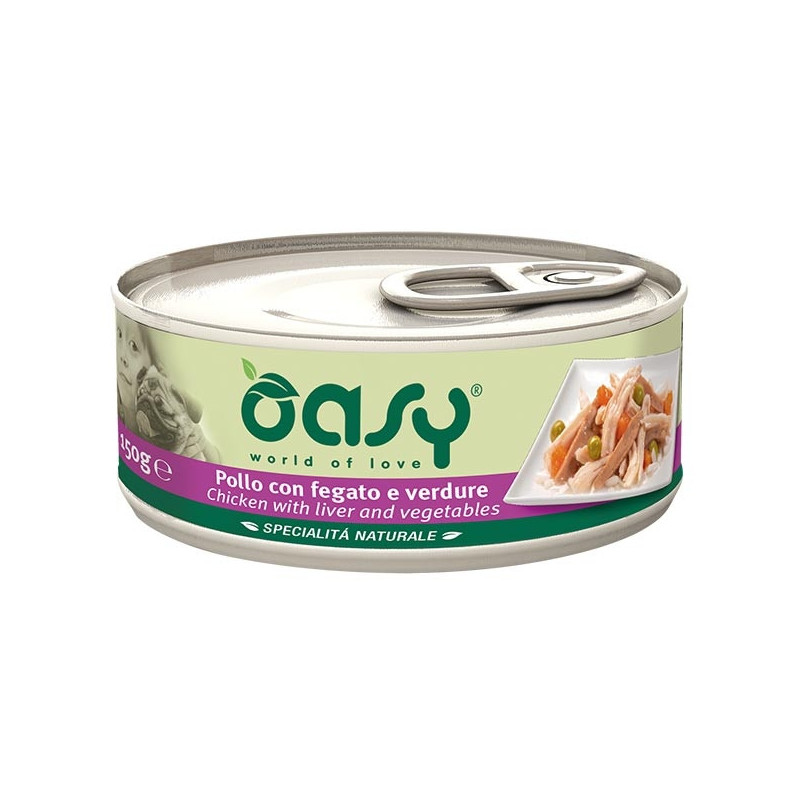 OASY Specialità Naturale al Pollo con Fegato e Verdure 150 gr.