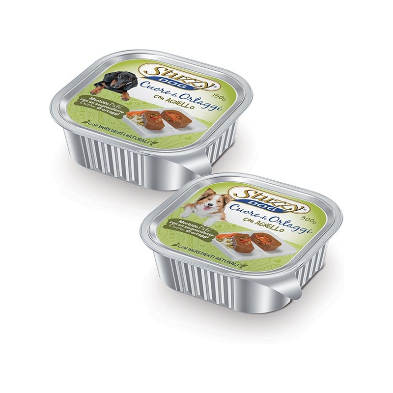 STUZZY DOG Cuore di Ortaggi con Agnello e Piselli 150 gr.