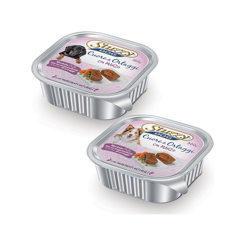 STUZZY DOG Heart of Vegetables with Beef, Carrots and Peas 150 gr.