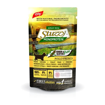 STUZZY DOG Monoprotein Grain & Gluten Free with Fresh Chicken 150 gr.
