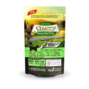 STUZZY DOG Monoprotein Grain & Gluten Free with Turkey and Zucchini 150 gr.