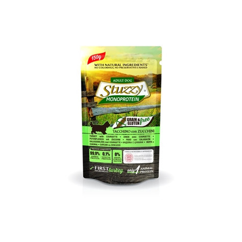 STUZZY DOG Monoprotein Grain & Gluten Free with Turkey and Zucchini 150 gr.