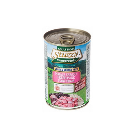 STUZZY DOG Monoprotein Maiale Fresco 400 gr. - 