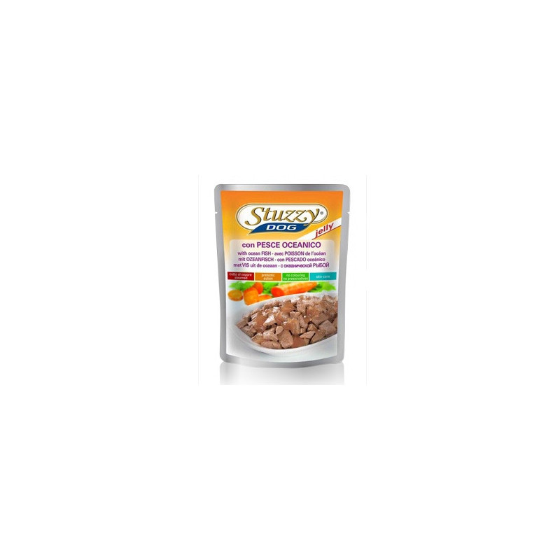 STUZZY DOG Pesce Oceanico in Gelatina 100 gr.