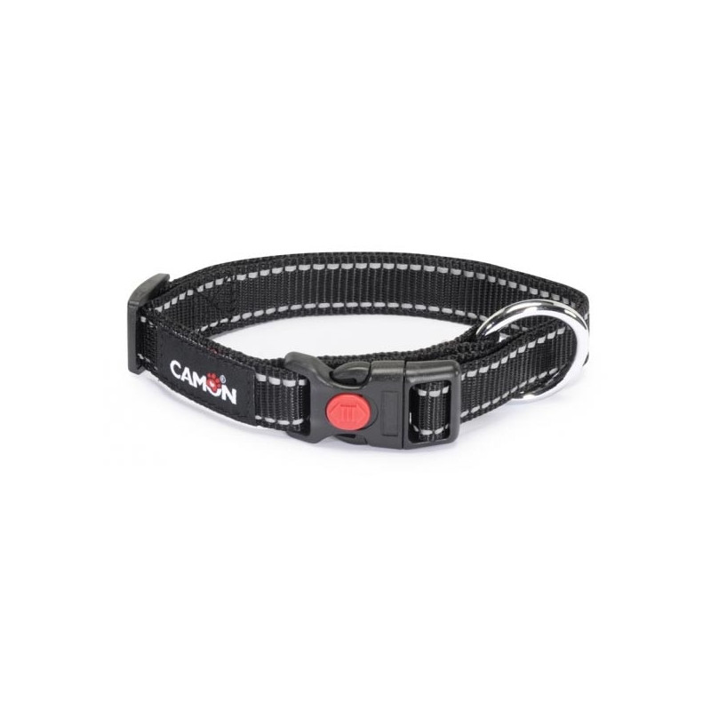 CAMON Collar LowTension Reflex Black 20x330 / 530 mm.