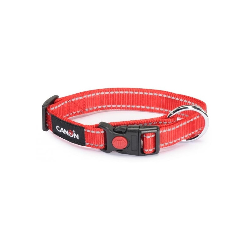 CAMON Collare LowTension Reflex Rosso 20x330/530 mm.