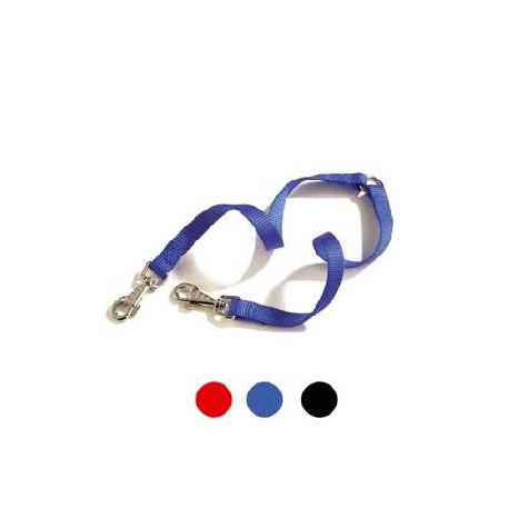 CAMON Accoppia Cani in Nylon Nero 15x350 mm. - 