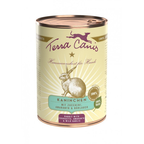 TERRA CANIS Classic Kaninchen mit Zucchini, Amaranth und Bärlauch 400 gr.