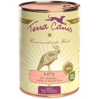 TERRA CANIS Classic Pute mit Brokkoli, Birne und Kartoffeln 400 gr.