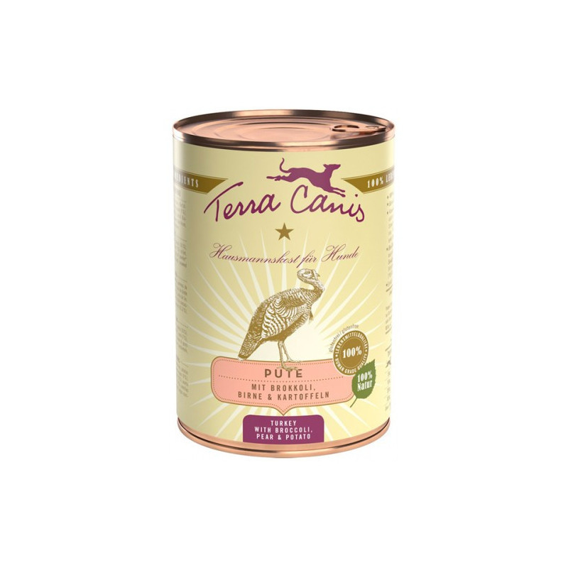 TERRA CANIS Classic Pute mit Brokkoli, Birne und Kartoffeln 400 gr.