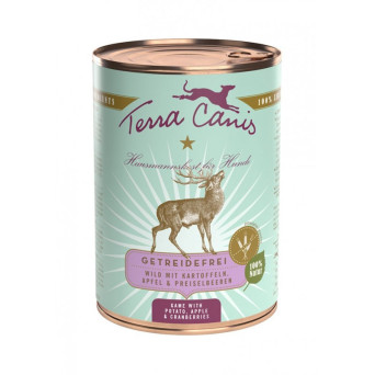 TERRA CANIS Grain Free Selvaggina con patate, mela e mirtilli rossi 400 gr. - 
