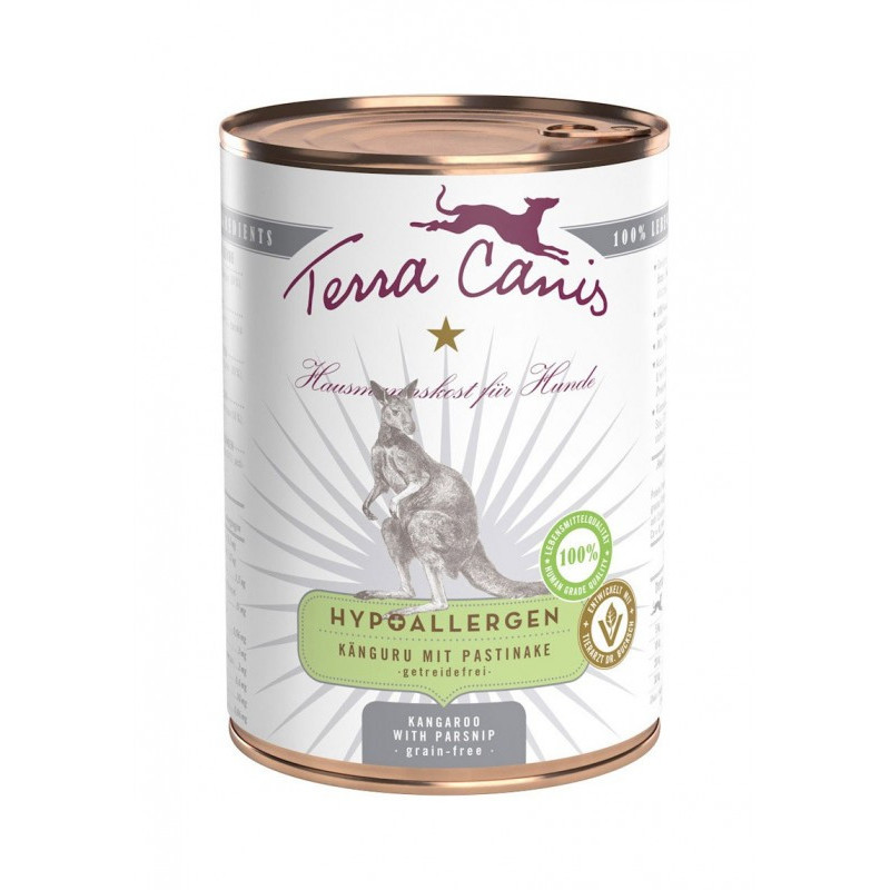 TERRA CANIS Hypoallergenic Kangaroo with parsnip 400 gr.