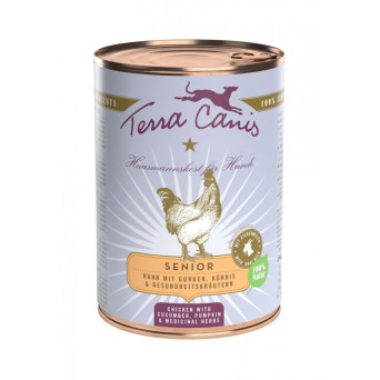 TERRA CANIS Senior Chicken with cucumber, pumpkin and medicinal herbs 400 gr.