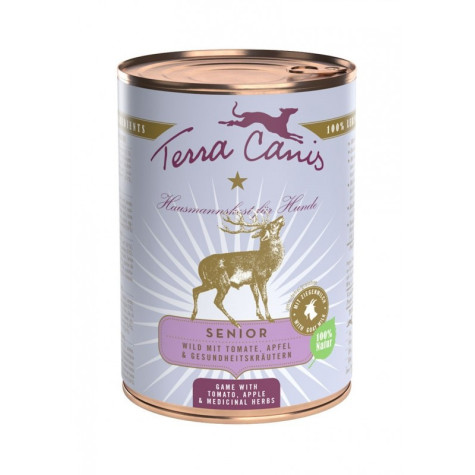 TERRA CANIS Senior Wild mit Tomate, Apfel und Heilkräutern 400 gr.