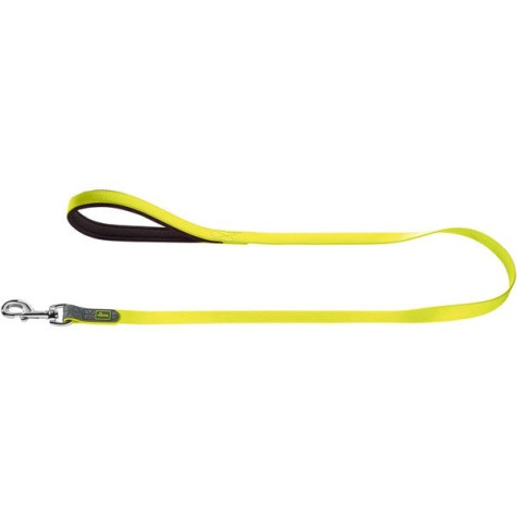 HUNTER Convenience Leash Yellow Fluo H 63070 1,5x120 cm.