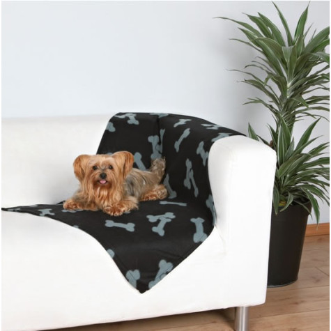 TRIXIE Black Beany Blanket 100x70 cm.