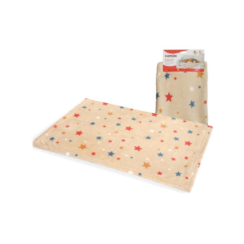 CAMON Weiche Beige Decke für Hunde und Katzen C0902 / 9 100x150 cm.