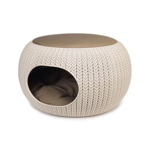 CURVER Cozy Pet House Beige Kennel 57x56,5x h 33 cm.