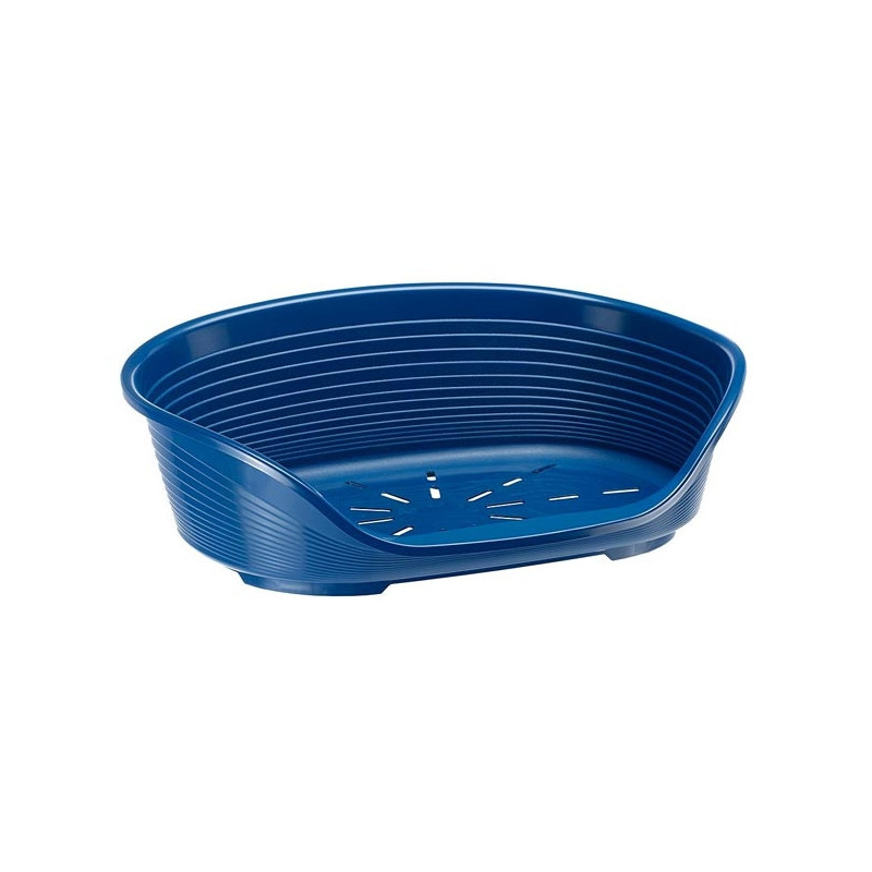 FERPLAST Kunststoffbett Siesta Deluxe Blau L 111 x B 80,5 x H 33,5 cm