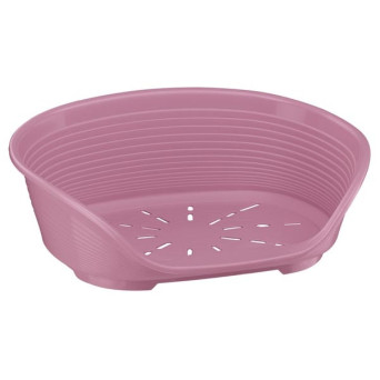 FERPLAST Kunststoffbett Siesta Deluxe Pink L 70,5x B 52xH 23,5 cm.