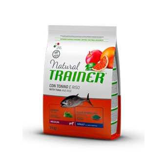 TRAINER Natural Adult Medium mit Thunfisch und Reis 12 kg.