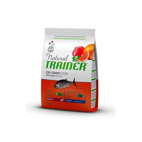 TRAINER Natural Adult Medium mit Thunfisch und Reis 12 kg.