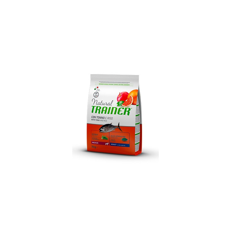 Trainer Natural Adult Medium mit Thunfisch und Reis 3 kg.