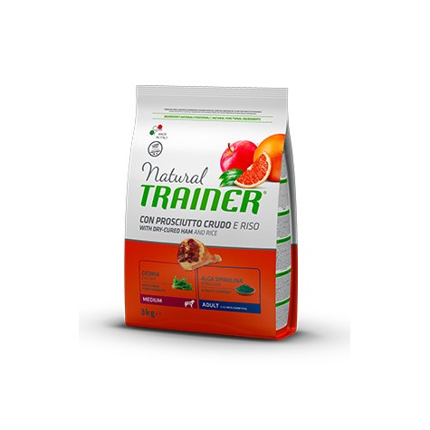 Trainer Natural Adult Medium with Fresh Chicken and Rice 3 Kg.