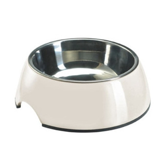 HUNTER Melamine Feeding Bowl White 350 ml.