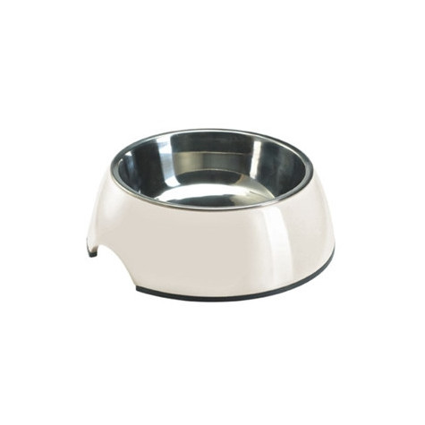 HUNTER Melamine Feeding Bowl White 350 ml.