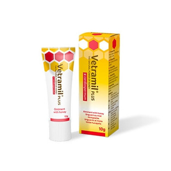 BFACTORY Vetramil Plus Ointment with Honey, Essential Oils and Cardiospermum Extract 10 gr.