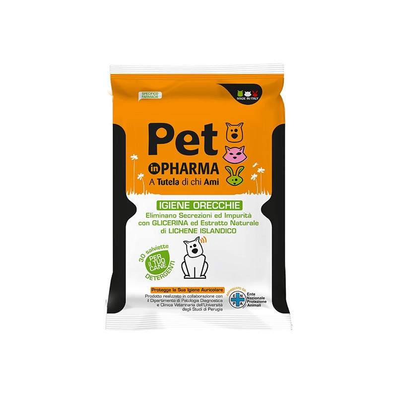 ALSIPHARMA Pet in Pharma Ears Hygiene Cleansing Wipes