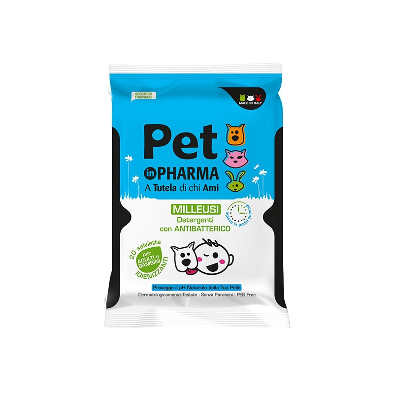 ALSIPHARMA Pet in Pharma Multi-Purpose Cleansing Wipes