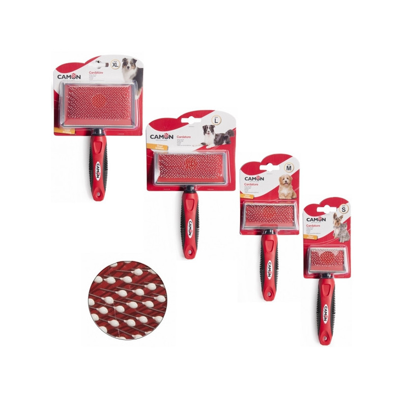 CAMON Cardatore con Denti in Acciaio e Punte Arrotondate 120x80 mm.