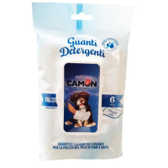 CAMON Talc Detergent Gloves / 6 Gloves