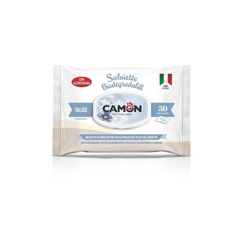 CAMON Talc Fragrance Cleansing Wipes