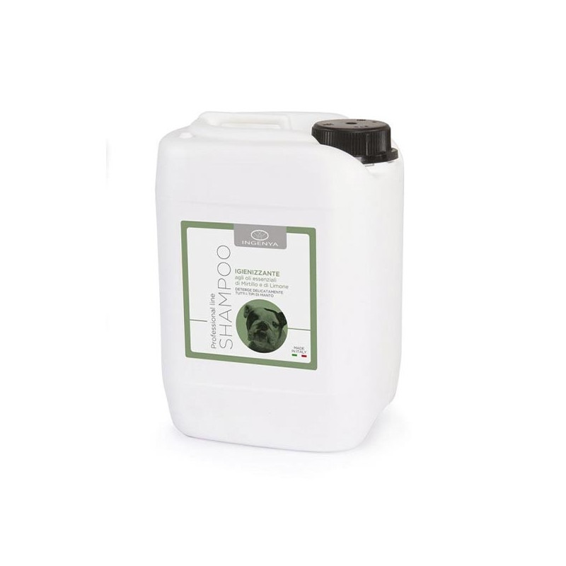 CAMON Shampoo Igienizzante agli Oli Essenziali di Mirtillo e Limone 5 lt.