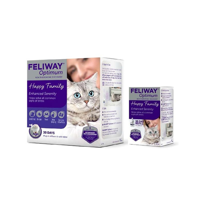 Feliway Optimum Kit Diffuser + Refill 48 ml
