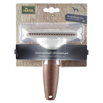 HUNTER Selbstreinigender Entwirrrechen Klein 15 cm.