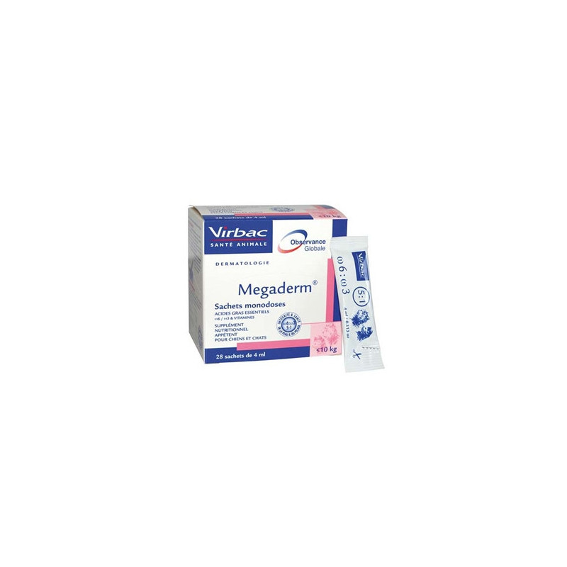 VIRBAC Megaderm 28 bags of 4 ml.