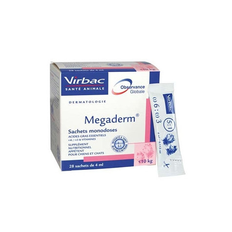 VIRBAC Megaderm 28 bags of 4 ml. - 