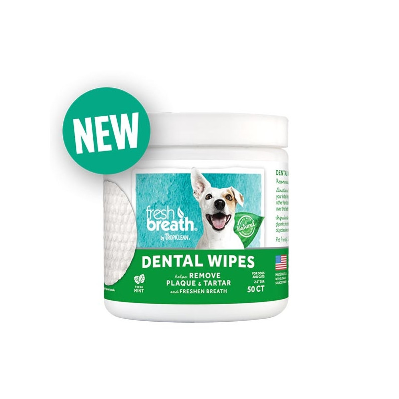 TRO PIC LEAN Dental Wipes for Fresh Breath