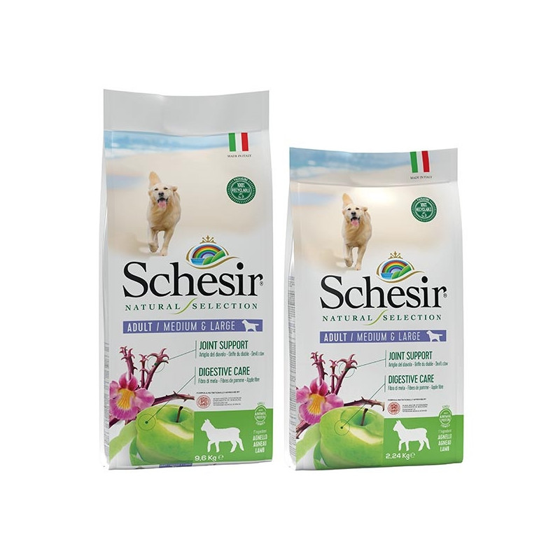 SCHESIR Natural Selection Adult Medium & Large with Lamb 2,24 kg.