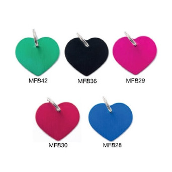 MY FAMILY Basic Heart Big Green Aluminium