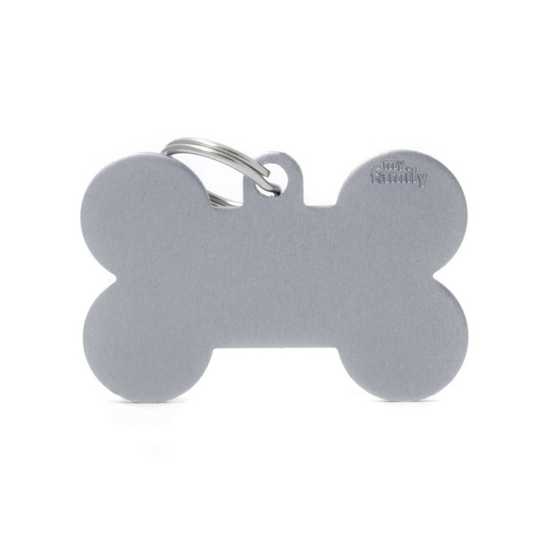 MY FAMILY Basic Bone XL Grau in Aluminium