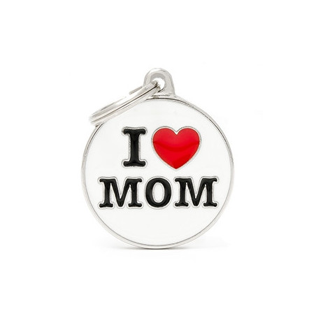 MY FAMILY Medaglietta Charms I Love Mom - 