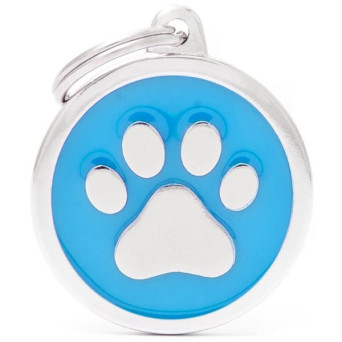 MY FAMILY Classic Big Blue Circle Pfote