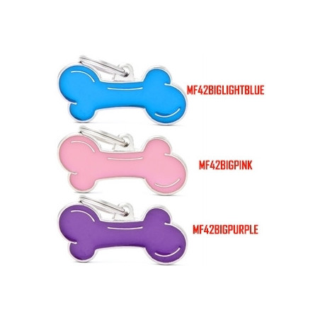 MY FAMILY Medaglietta Classic Osso Grande Rosa - 