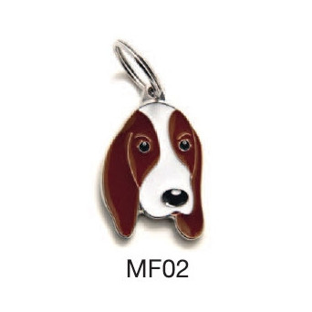 MY FAMILY Freunde Basset Hound Tag